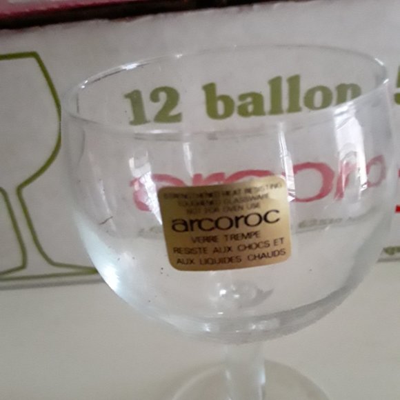 Vintage ARCORAC Ballon 5 Wine Glasses - Set of 12 -NIB - Picture 3 of 6